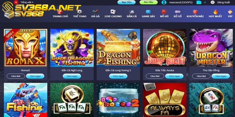 Thợ Săn Rồng là một trong những trò chơi cực kỳ ăn khách tại sảnh game Hot